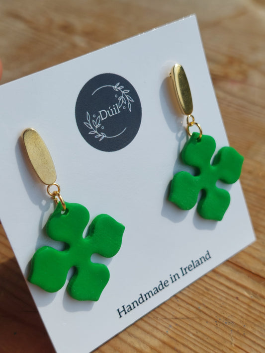Green fleur dangles - Dúil