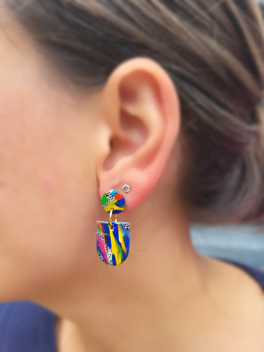 Abstract Arc & Ora Earrings