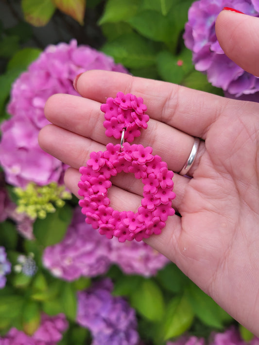 Pink Petal Pop Earrings