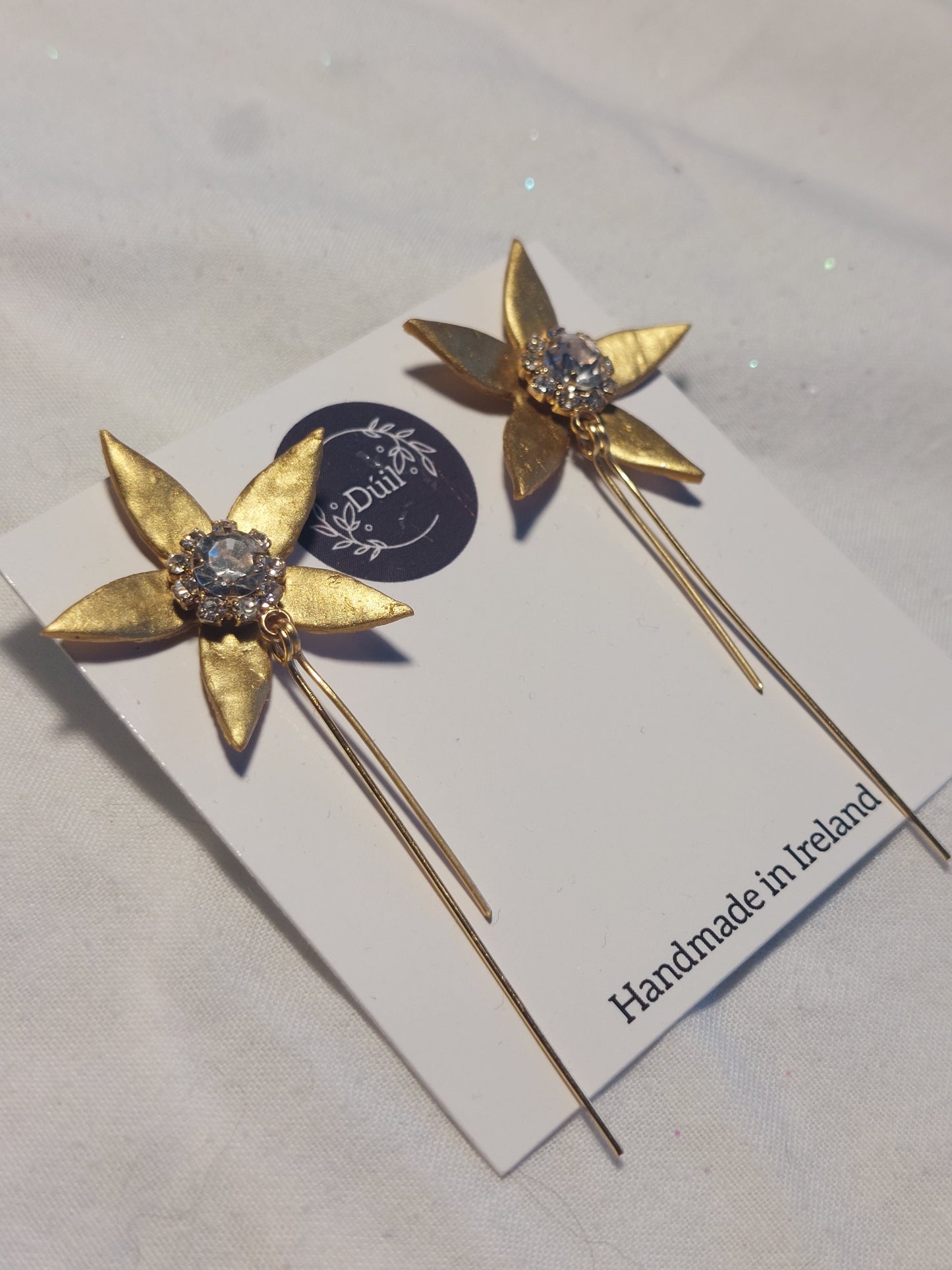 Dúil Réaltín gold earrings - Dúil