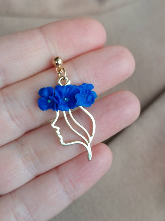 Dúil Doireann Blue earrings - Dúil