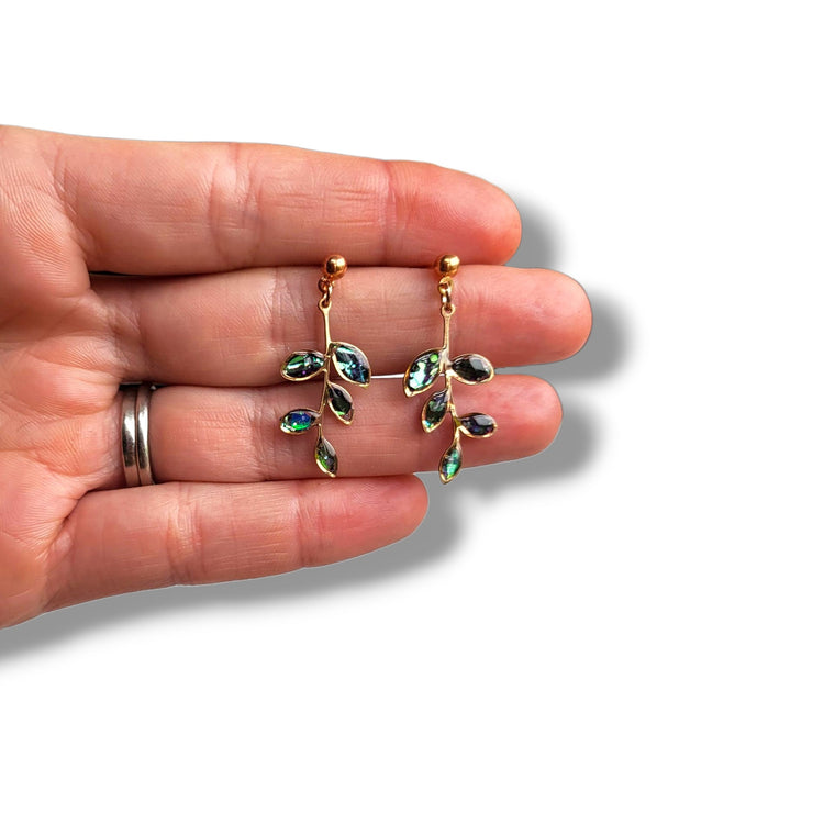Dúil Leaf Earrings | Irish Jewellery 