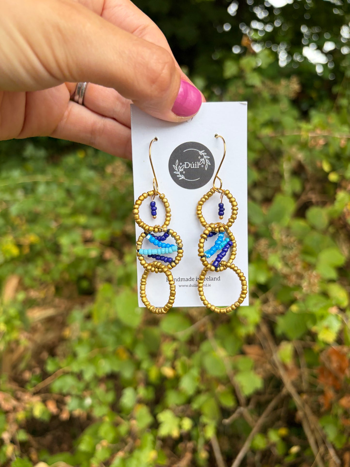 Atlantic Tide Beaded Earrings