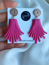 Load image into Gallery viewer, !!REDUCED!! Pink flare dangles - Dúil
