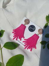 Load image into Gallery viewer, !!REDUCED!! Pink flare dangles - Dúil
