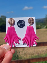 Load image into Gallery viewer, !!REDUCED!! Pink flare dangles - Dúil
