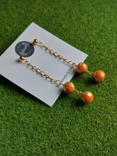Load image into Gallery viewer, !!REDUCED!! Orange drop dangles | Dúil Jewellery - Dúil

