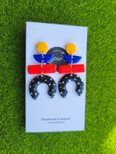 Load image into Gallery viewer, Aifric Red Dangle Earrings - Dúil
