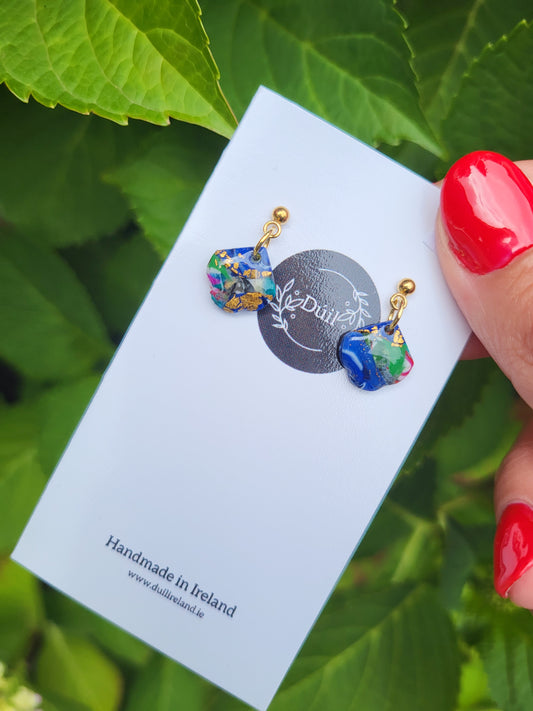 Abstract Dainty Dangle Earrings