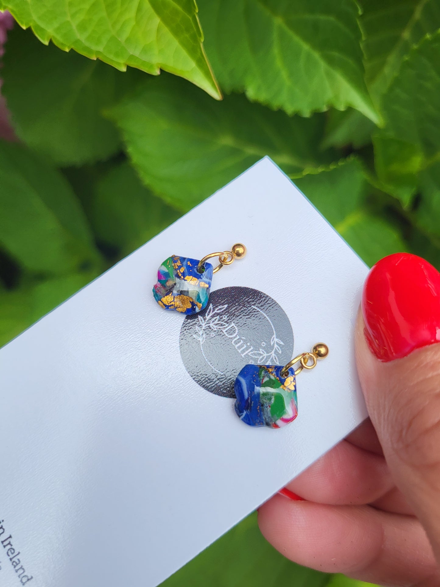 Abstract Dainty Dangle Earrings