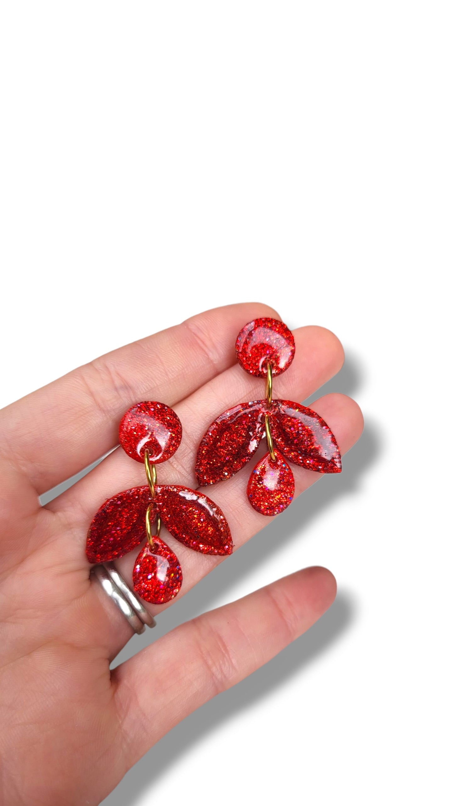 Dúil Sherry Red dangles