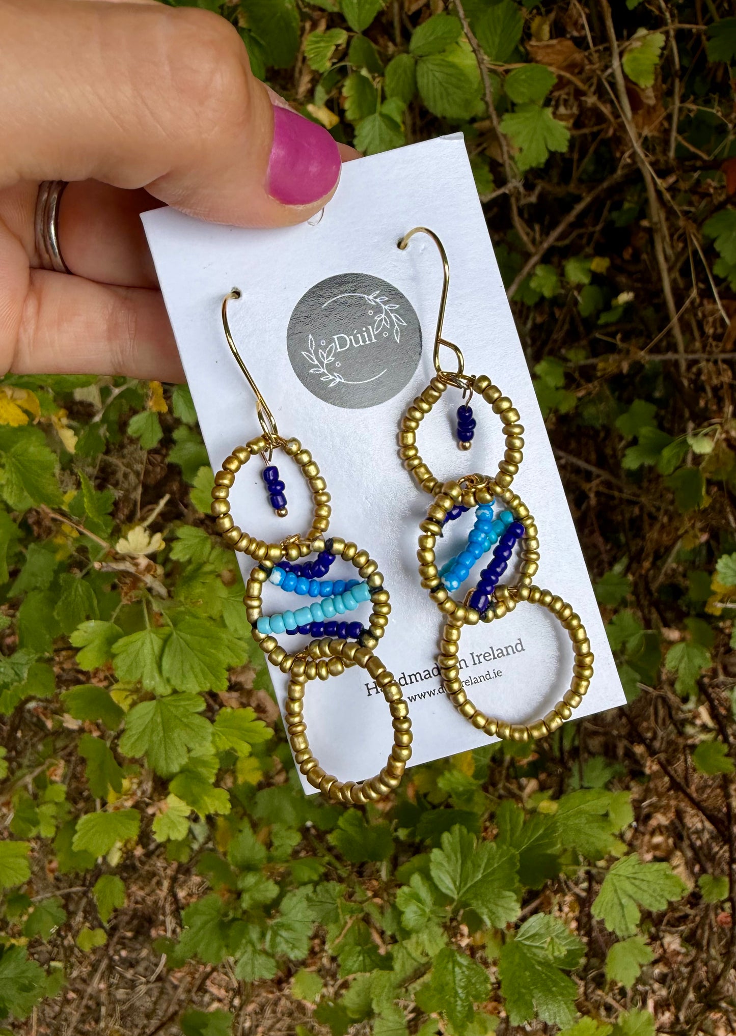 Atlantic Tide Beaded Earrings