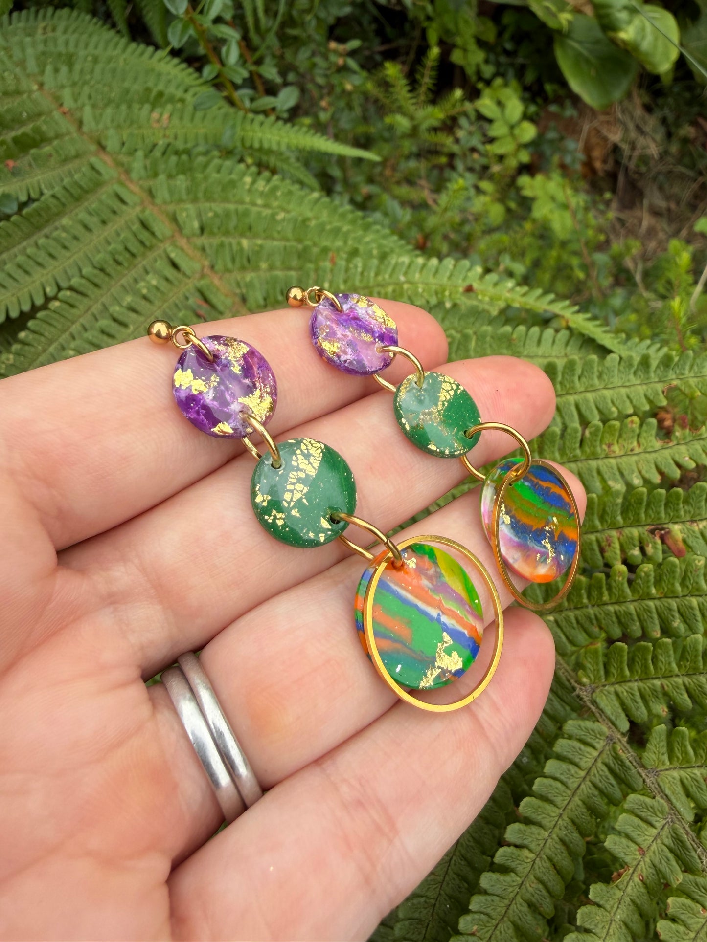 Aurora Mosaic Statement Earrings
