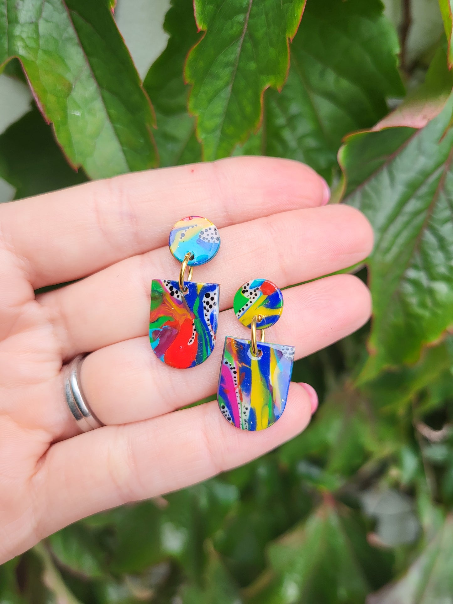 Abstract Arc & Ora Earrings