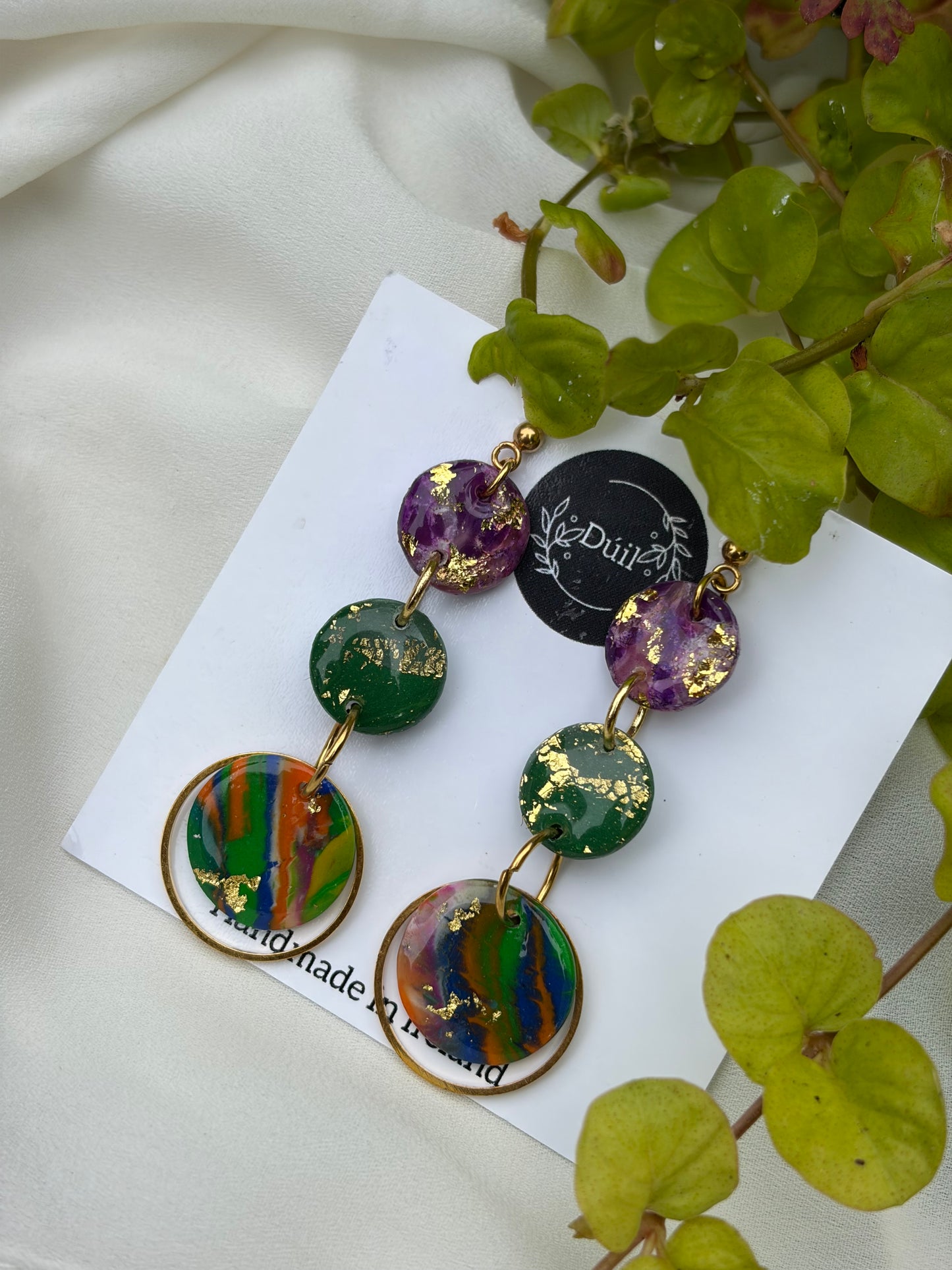 Aurora Mosaic Statement Earrings
