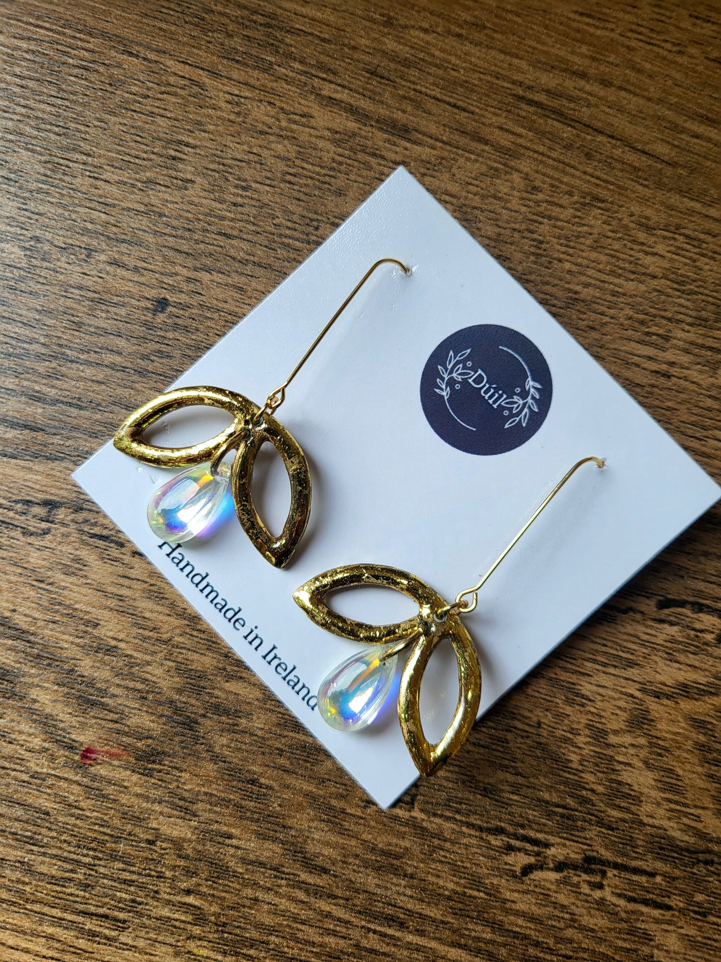 Gold Dream Dangle Drop Earrings