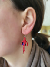 Load image into Gallery viewer, Dúil Fuchsia earrings - Large - Dúil

