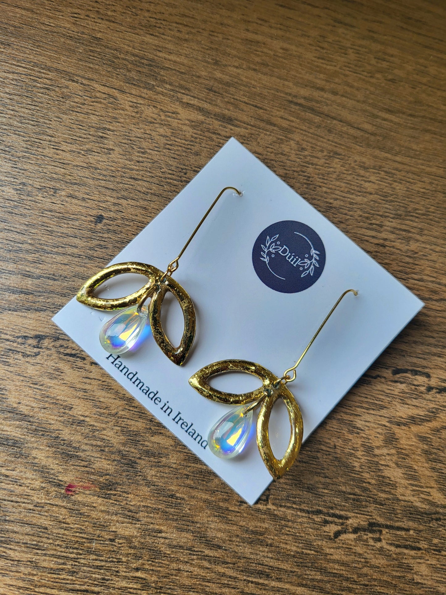 Gold Dream Dangle Drop Earrings