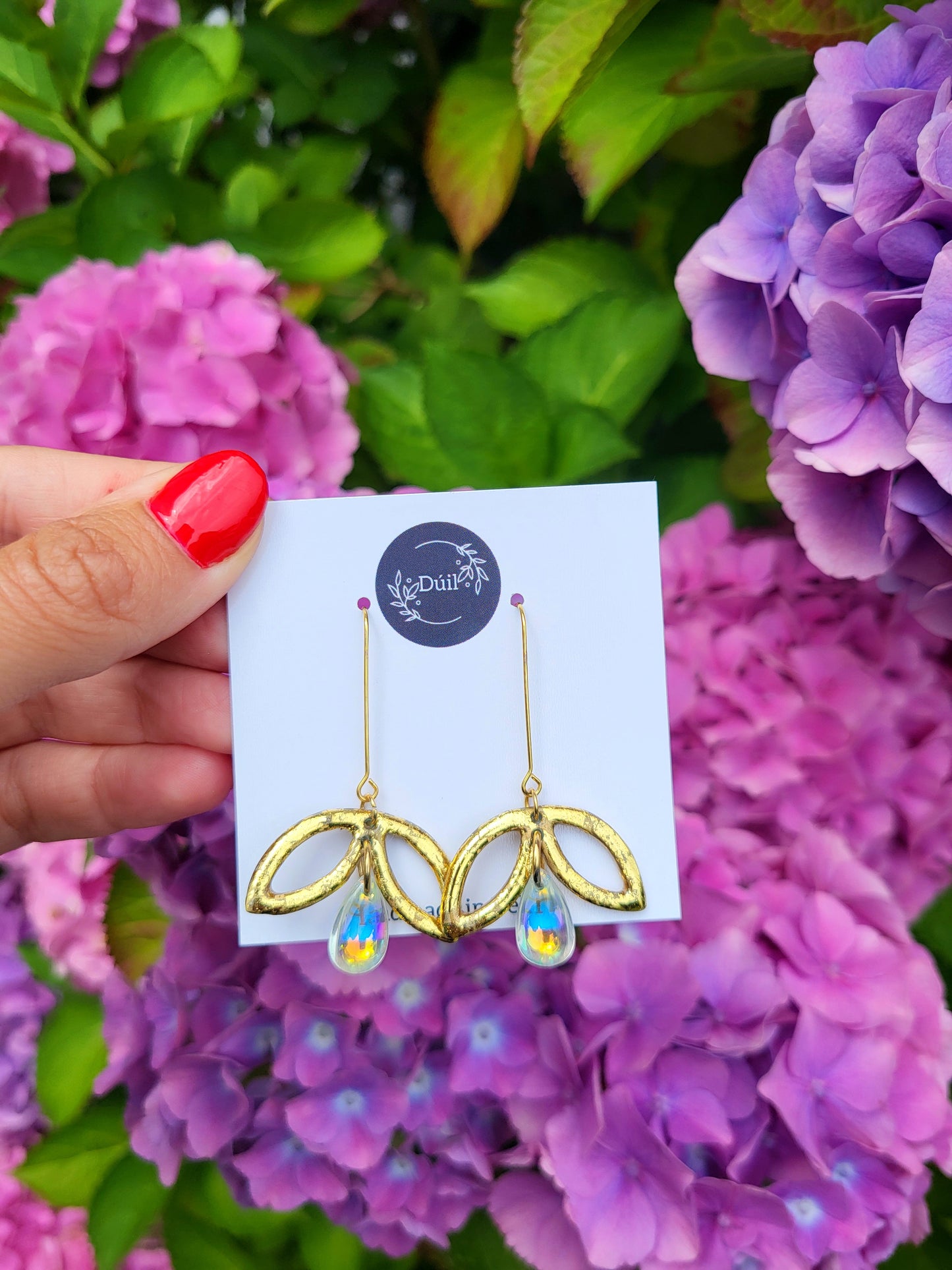 Gold Dream Dangle Drop Earrings