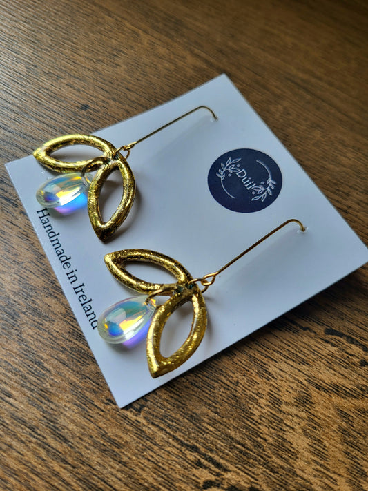 Gold Dream Dangle Drop Earrings