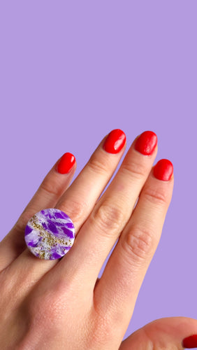 Purple ring | Irish Jewellery | Irish rings | Irish gifts | Dúil 