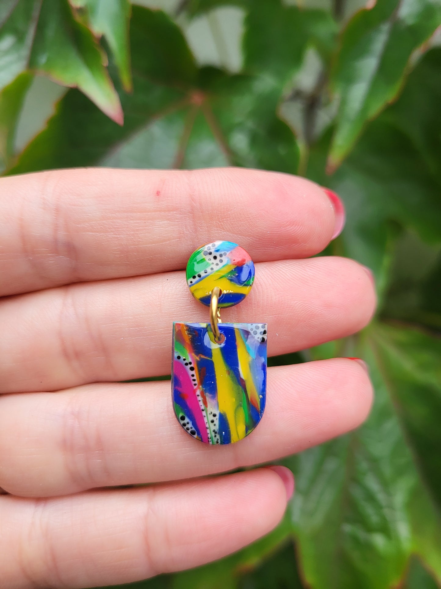 Abstract Arc & Ora Earrings