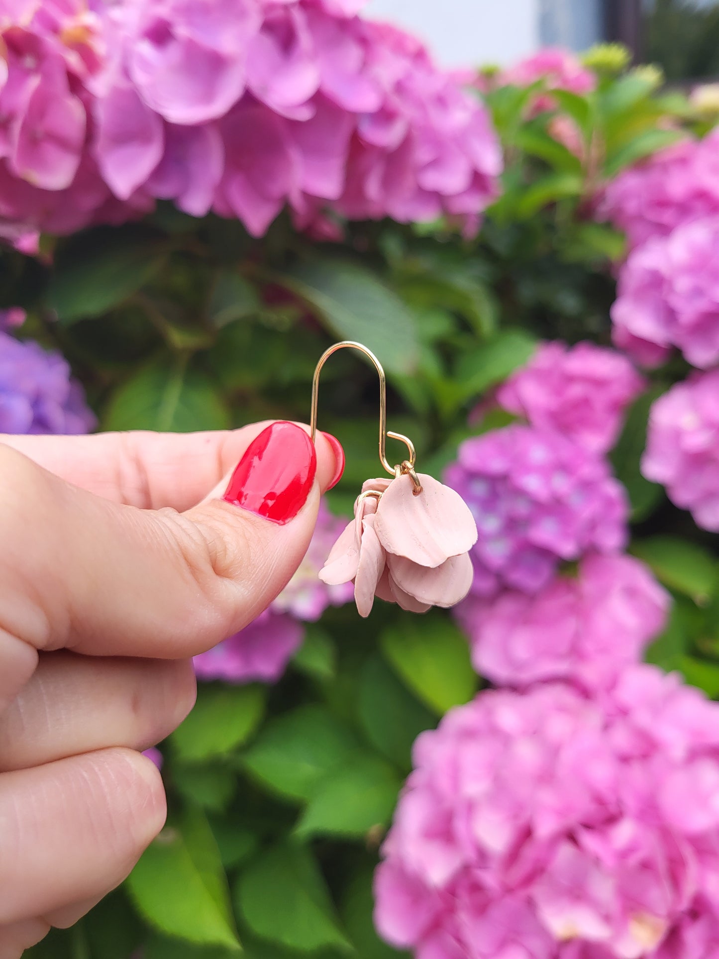 Blush Petal Earrings