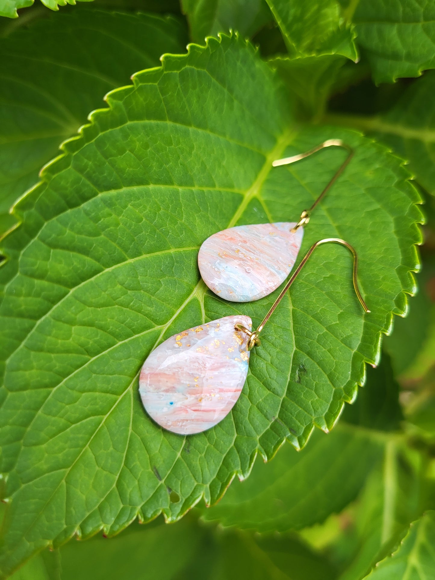 Sunrise dangle drop earrings