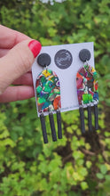 Load and play video in Gallery viewer, Saoirse Dangle Earrings
