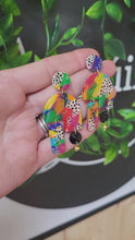 Load and play video in Gallery viewer, Colour POP Statement Dangling earrings
