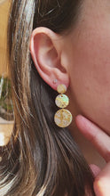 Load and play video in Gallery viewer, Golden Days Dangle Earrings
