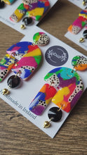 Load and play video in Gallery viewer, Colour POP Statement Dangling earrings
