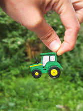 Load image into Gallery viewer, Green Tractor Earrings - Dúil
