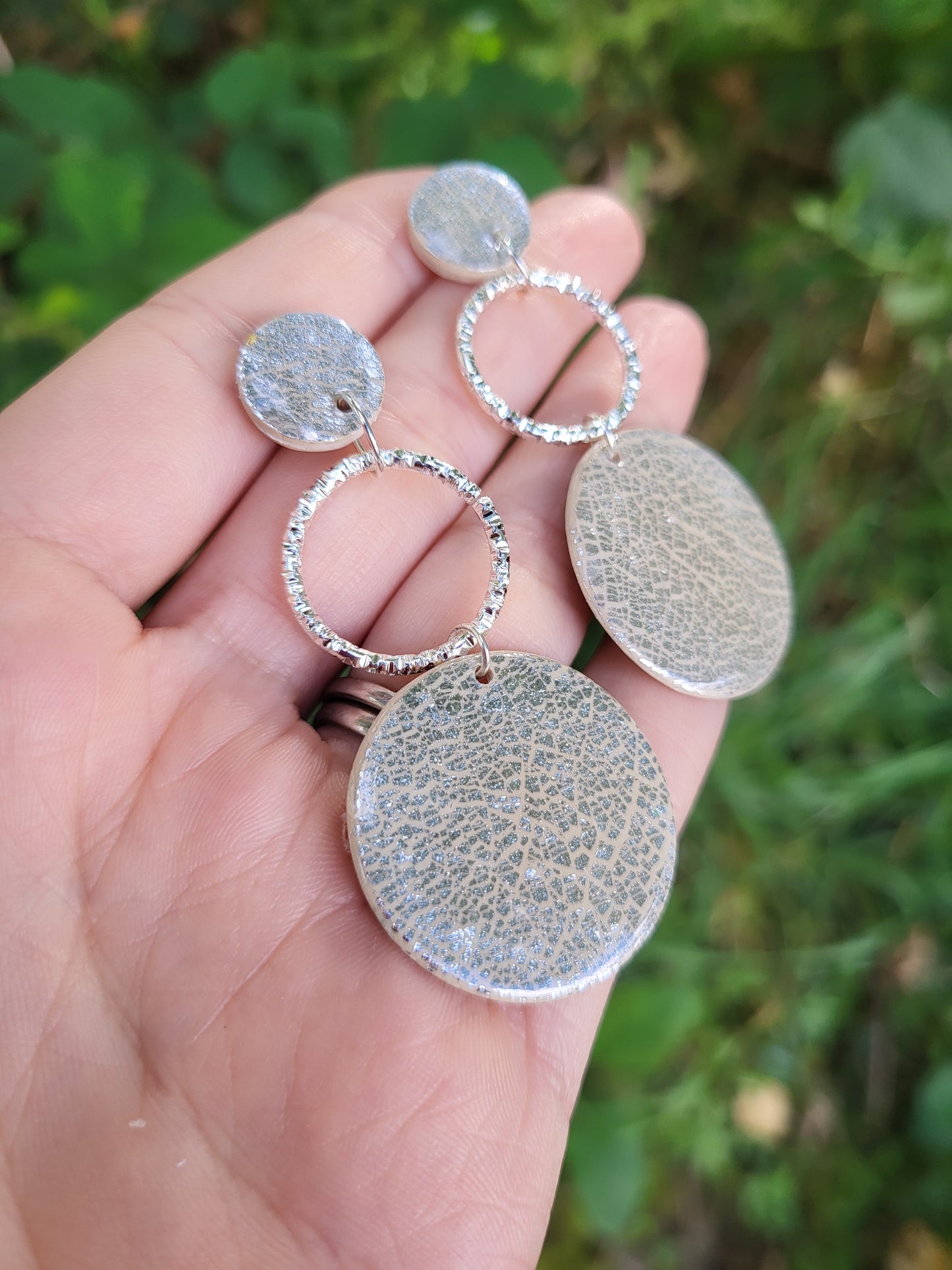 Silver Statement Earrings