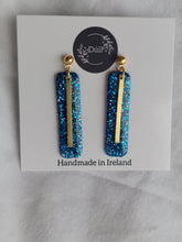 Load image into Gallery viewer, Dúil Blue Sparkle earrings - Dúil
