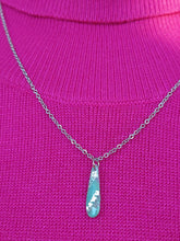 Load image into Gallery viewer, Dúil Sage &amp; silver necklace - Dúil
