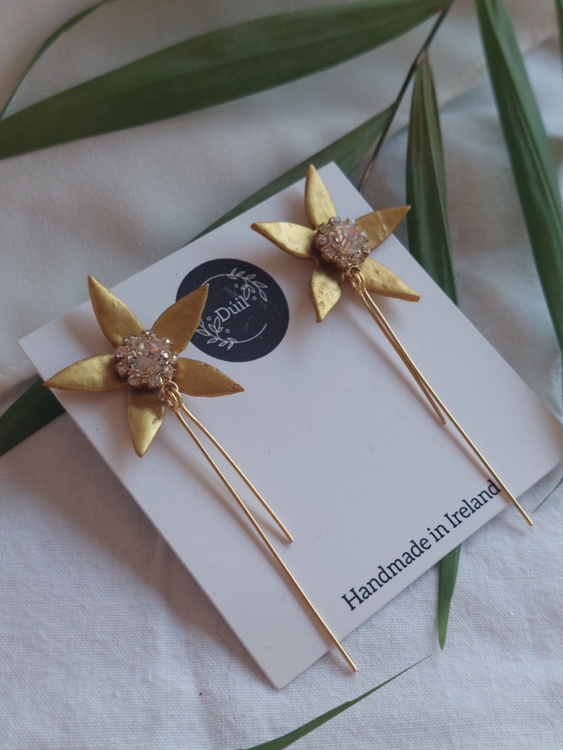 Dúil Réaltín gold earrings - Dúil