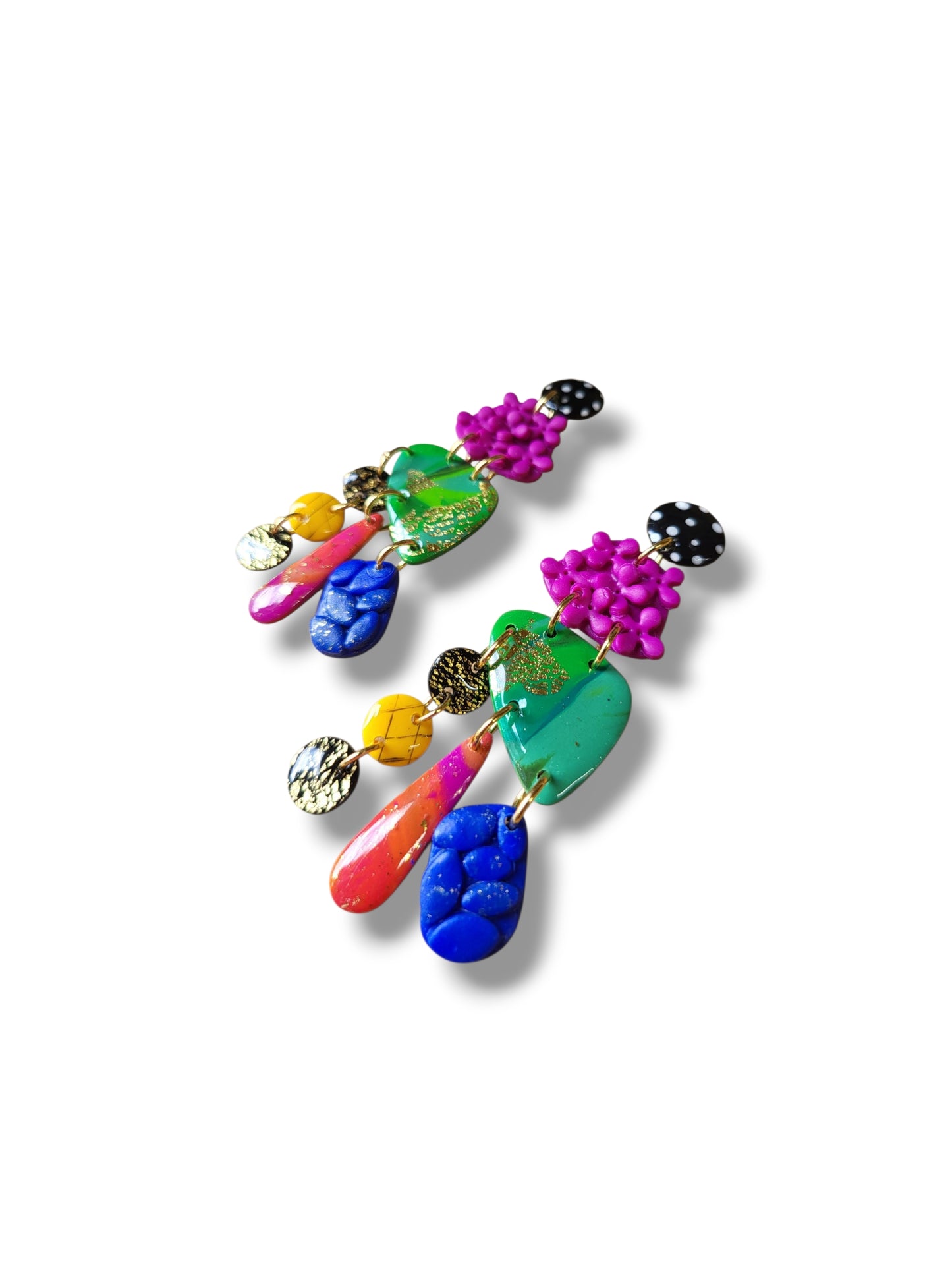 Carnival Bloom Dangle Earrings