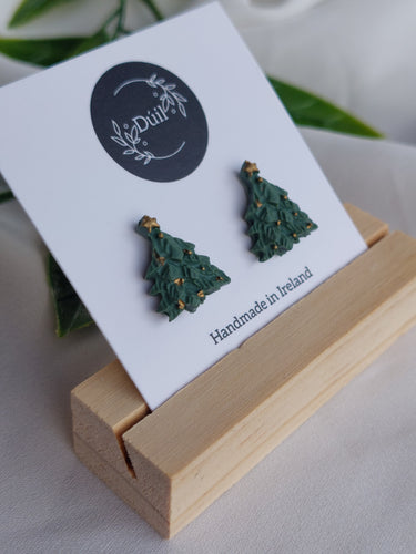 Dúil Christmas tree stud earrings - Dúil