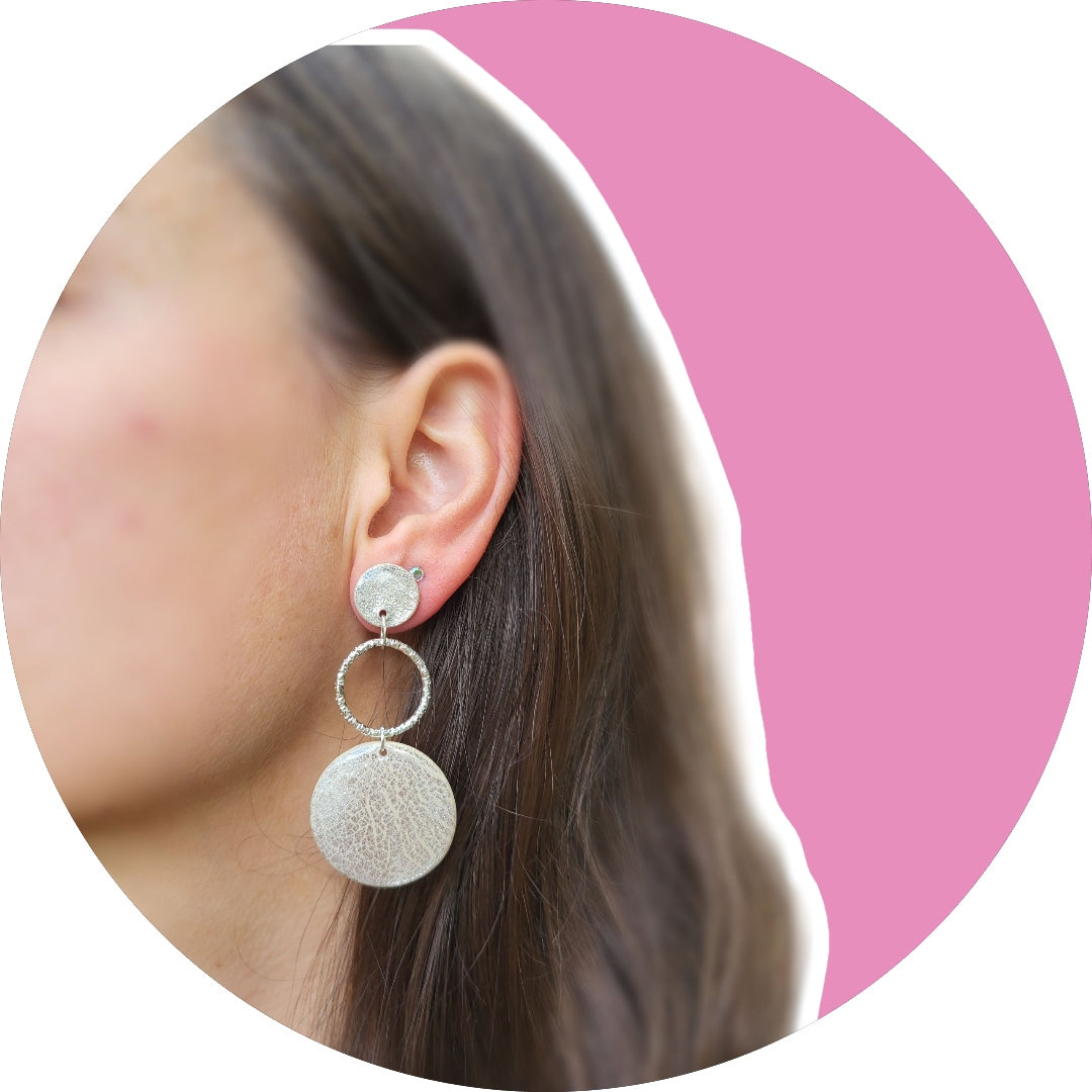 Silver Statement Earrings