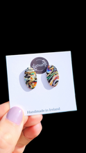 Load image into Gallery viewer, Colour Flow Statement Stud Earrings - Dúil
