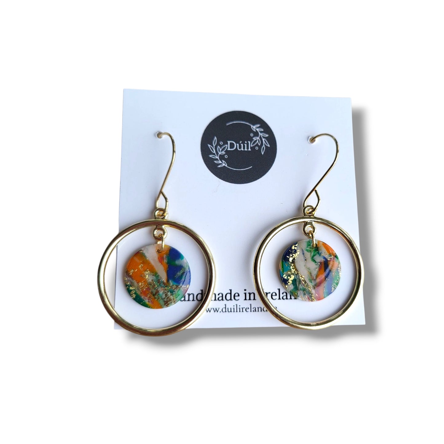 Dúil Wild Atlantic Way Hoop Dangle Earrings