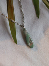 Load image into Gallery viewer, Dúil Sage &amp; silver necklace - Dúil
