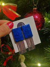 Load image into Gallery viewer, Dúil Leoni Large blue earrings - Dúil
