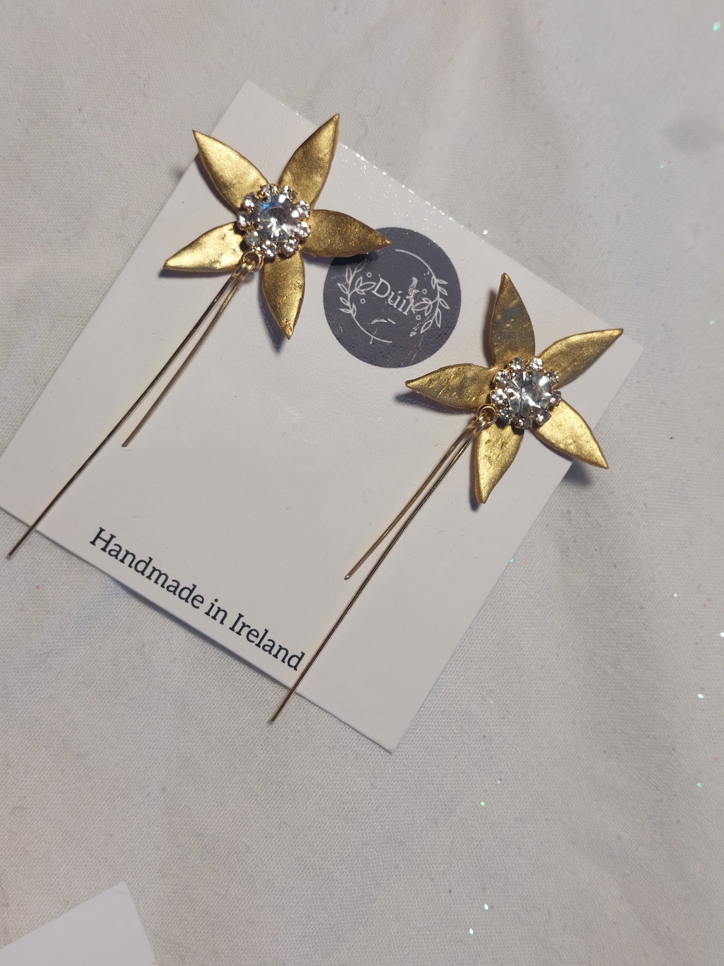 Dúil Réaltín gold earrings - Dúil