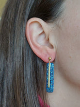 Load image into Gallery viewer, Dúil Blue Sparkle earrings - Dúil
