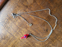 Load image into Gallery viewer, Dúil Fuchsia Necklace - Dúil
