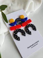 Load image into Gallery viewer, Aifric Red Dangle Earrings - Dúil
