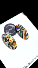 Load image into Gallery viewer, Colour Flow Statement Stud Earrings - Dúil
