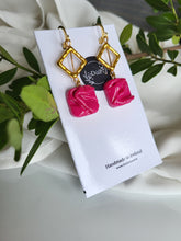 Load image into Gallery viewer, Pink surprise dangles earrings - Dúil
